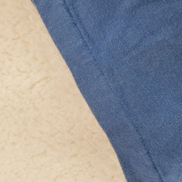 Vtg Harley Davidson Blue T-Shirt Single Stitch Men XL USA Flag Burt’s Cycle Cntr - Picture 10 of 16